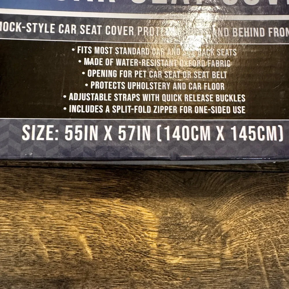 Brooklyn‎ Pet Gear Car Seat Cover  NEW. 55" X 57" GRAY - Picture 5 of 8